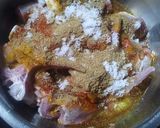 A picture of step 3 of Goat Potato Curry.