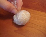 A picture of step 2 of Ohagi-style Brown Rice Balls with Sesame Kinako Coating.