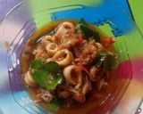 Foto langkah ke 7 dari resep Cumi Asin Balado super pedes.