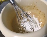 A picture of step 7 of Plum and Almond Clafoutis with Chickpea Flour.