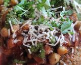 A picture of step 17 of Crispy tikki chole.