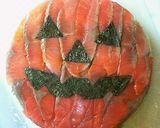 A picture of step 6 of Salmon Sushi Cake for Halloween.