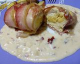 Foto del paso 7 de la receta: Pechucas de Pollo Rellenas Envueltas en Tocino en Salsa de Chipotle