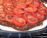 A picture of step 9 of Sig's Olive, Pesto and Tomato Tartlet.