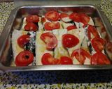 A picture of step 1 of Baked Aubergines with Walnuts.