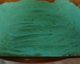A picture of step 2 of TL's St. Patrick's Day Grasshopper Brownies.