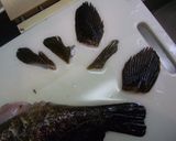 A picture of step 4 of Preparing Scorpion Fish Sashimi.