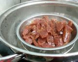 A picture of step 2 of Chinese Sausage And Sun Dried Tomato Fried Rice.