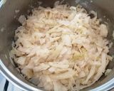 Egyszerű párolt káposzta recept fázis 2 fotója