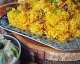 A picture of step 17 of Mutton Tahiri.