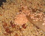 A picture of step 3 of Daal chanaFry.