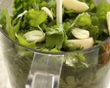 A picture of step 1 of Chimichurri Sauce.