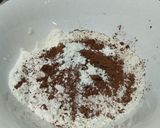 Gambar langkah 2 resipi Kek Coklat Lembab Vegan Super Mudah.