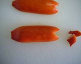 A picture of step 2 of A Wiener Sausage Koinobori (Flying Carp) for Bento.