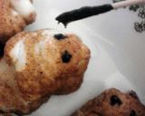 A picture of step 12 of Apple Mummies with Cream Cheese Puss Dip * Halloween *.