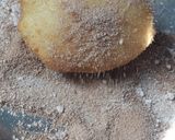 A picture of step 3 of Cream brule donuts.
