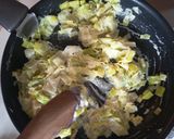 Une image de l'étape 3 de Gratin de ravioles dauphiné au poireaux.