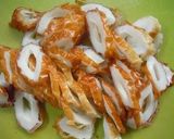 A picture of step 4 of Stack-Baked Chikuwa and Spring Potato.