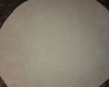 A picture of step 1 of Lacha parathaa.