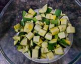 A picture of step 3 of #mania# Recipe's name-Andhra style Lehsuni Mango Pickle.