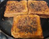 A picture of step 6 of Garlic Brown Bread with peri peri masala Dominos style sticks.