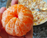 Foto del paso 4 de la receta: Desayuno fitness de mandarina con cacahuete en polvo desgrasado