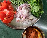 A picture of step 2 of Knol Khol Masala Subzi.