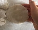 Hình bước làm 4 của món Bánh mochi (tạo hình =khuân bánh trung thu)
