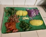 A picture of step 1 of Masala Khichdi.