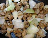 A picture of step 3 of Coconut Chicken Curry.