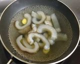 Hình bước làm 2 của món Hải sâm tiềm thuốc bắc