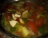รูปขั้นตอนการทำที่ 4 ของ ซุปไก่//กินกับเพนเน่หรือมักกะโรนี (อาหารคนป่วย)