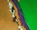 Foto langkah ke 5 dari resep Getuk Ubi Gulung (Ubi Ungu & Ubi Oranye Isi Kurma & Coklat Putih.