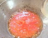 A picture of step 5 of Dhaba style Rajma masala kidney beans masala.