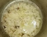A picture of step 3 of Aloo gosht.