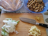 Pollo con champiñones en salsa de ostras