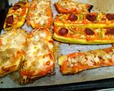 Foto del paso 4 de la receta Paninis de calabacín, pepperoni o atún con cebolla