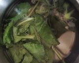 A picture of step 1 of Square Spaghetti with Borage Sauce 🌷.