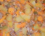 A picture of step 4 of Simple Parata's.