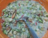 Foto langkah ke 5 dari resep Tunuman Pedo alias Botok Ikan asin.
