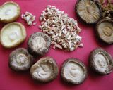 A picture of step 1 of "Magical Tomatoes" On Shiitake Mushrooms.