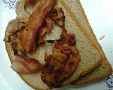 A picture of step 2 of Turkey salad sandwich from leftovers.