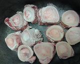 A picture of step 1 of beef stock.