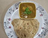 A picture of step 5 of Dal dhokli.