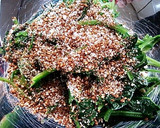 A picture of step 1 of Easy and Effortless Spinach with Sesame.