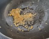 A picture of step 1 of Aloo palakh.