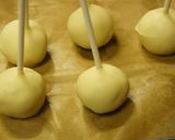 A picture of step 7 of Halloween Themed "The Joker" Cake Pops.