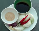 Hình bước làm 1 của món Trứng ngâm nước tương
