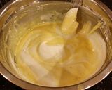 A picture of step 5 of Vanilla Cake Roll with Cranberry Mousse Filling.