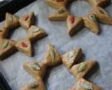 A picture of step 6 of Christmas Star-Shaped Breads with Brown Sugar.
